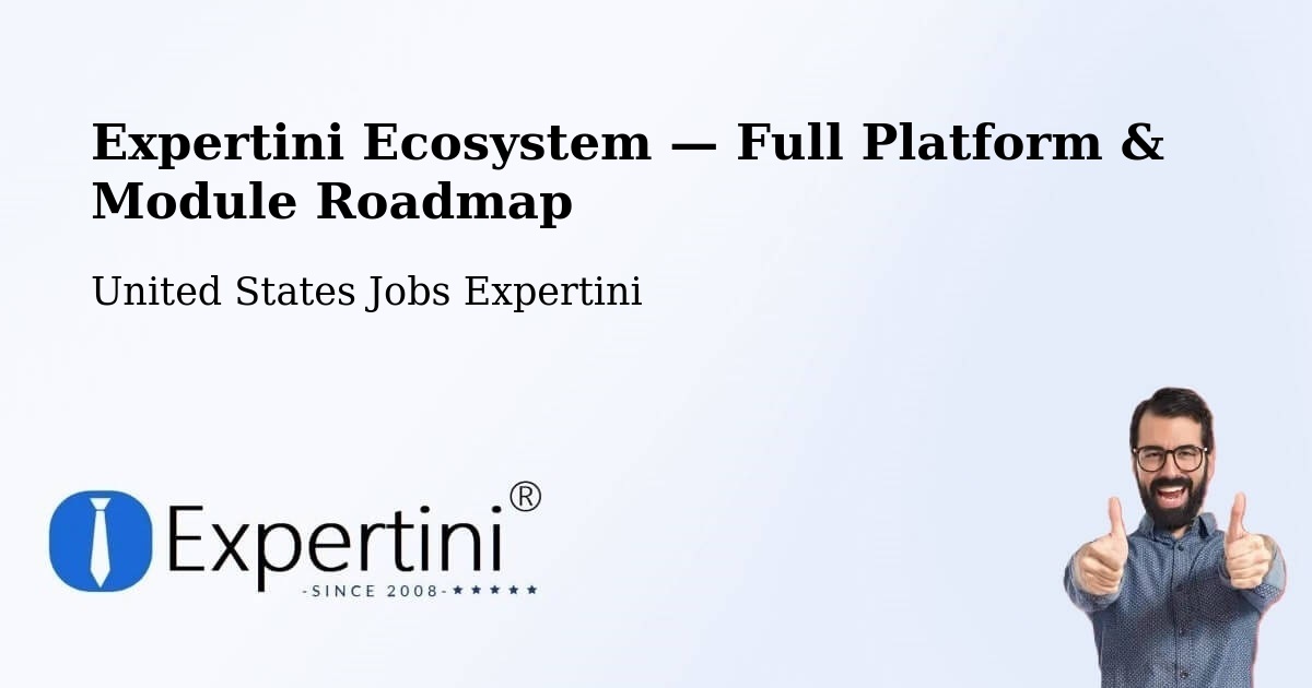 Expertini Ecosystem — Full Platform & Module Roadmap – Horace